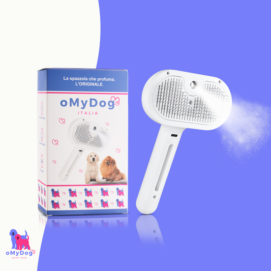 Spazzola Autopulente con Nebulizzatore oMyDog®