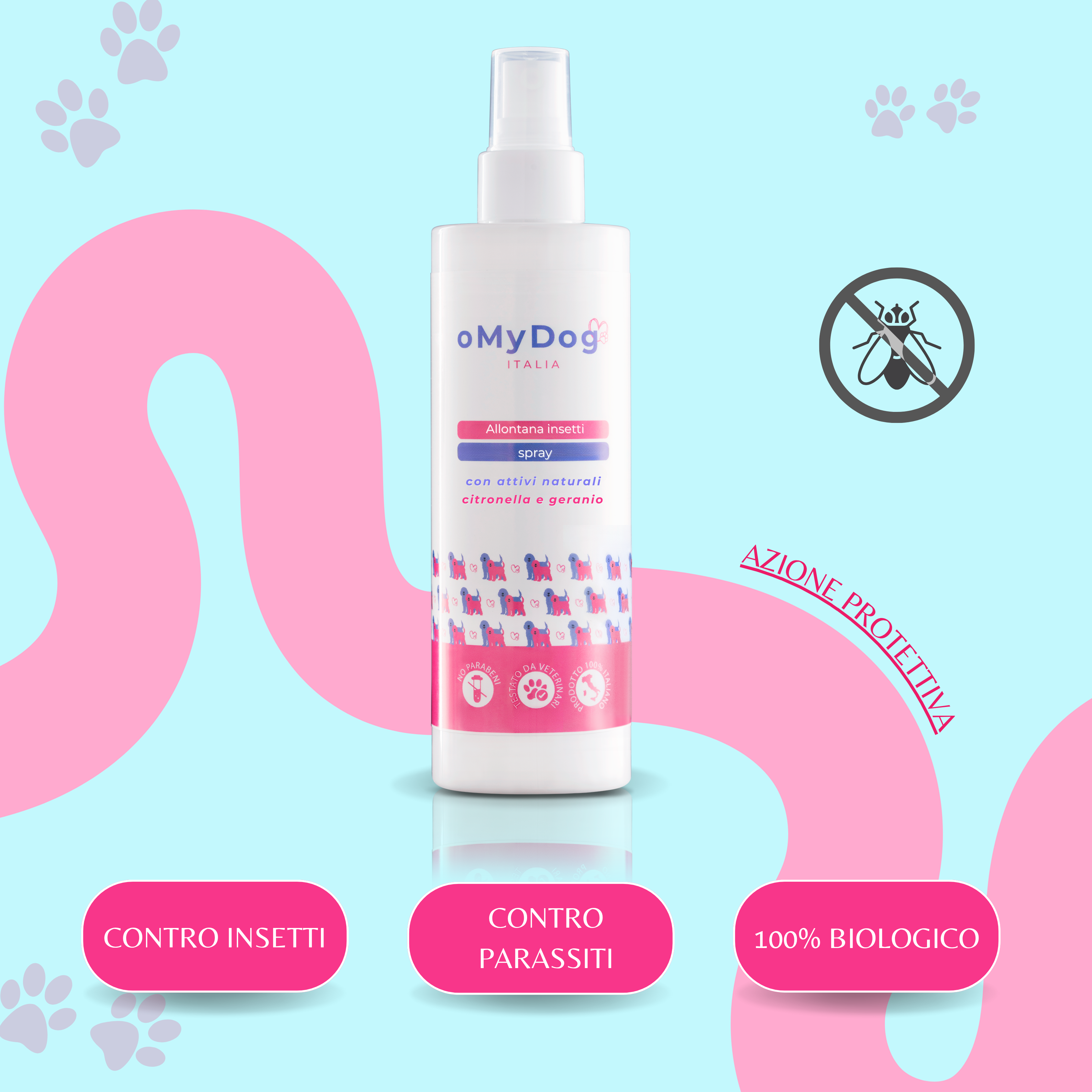Allontana Insetti Spray oMyDog