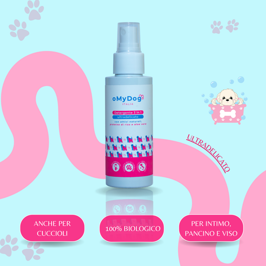 Detergente 3in1 Ultradelicato oMyDog (100 ml)