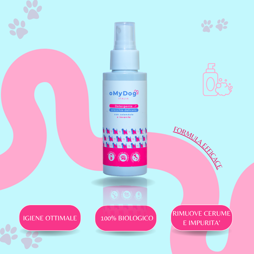 Detergente Orecchie Delicato oMyDog (100 ml)