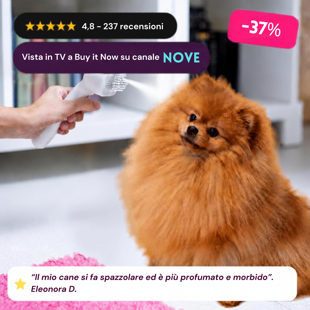 Spazzola che Profuma oMyDog® (Spazzola + Profumo)