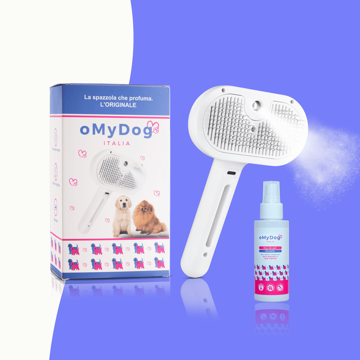 Spazzola che Profuma oMyDog® (Spazzola + Profumo)