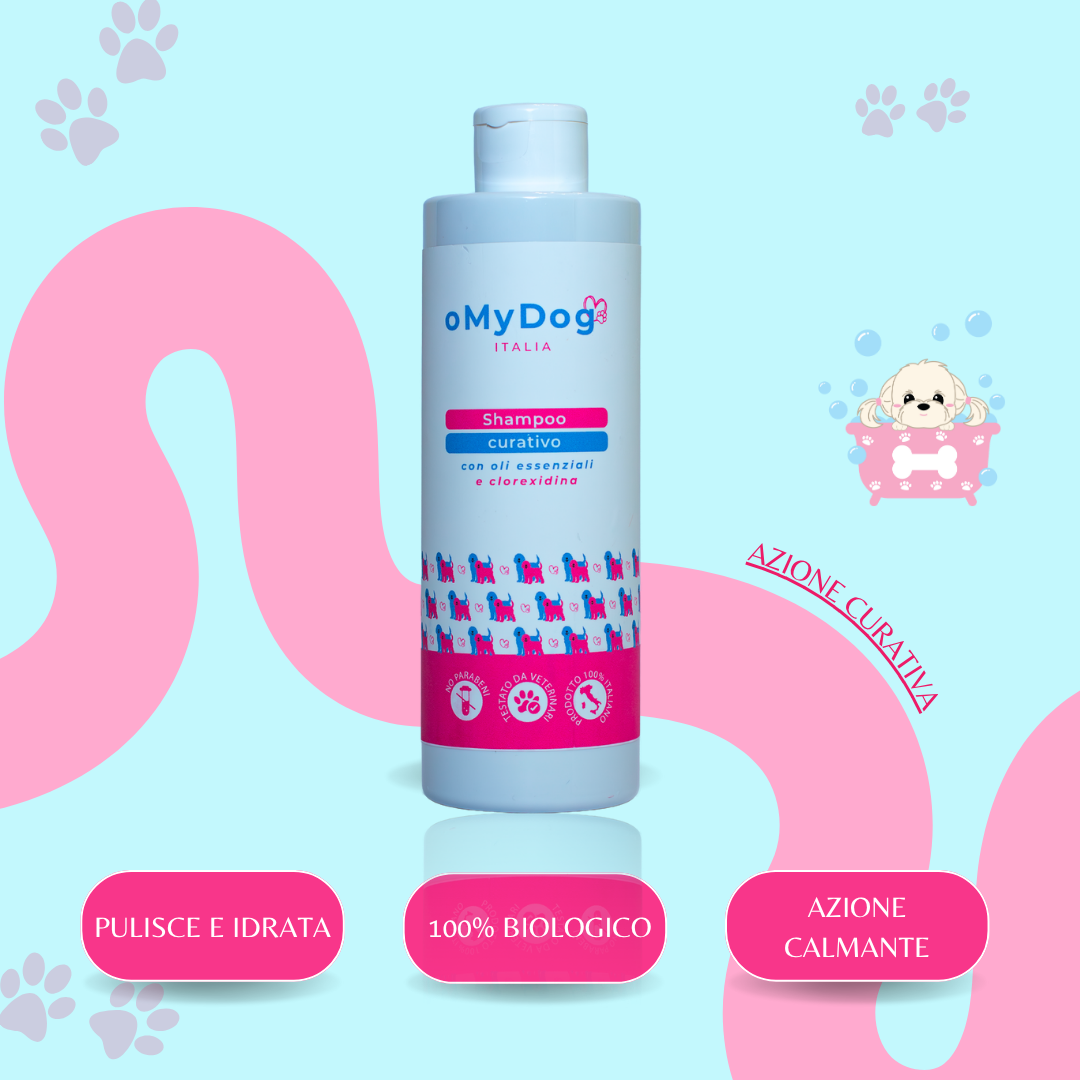 Shampoo Curativo oMyDog (250 ml)